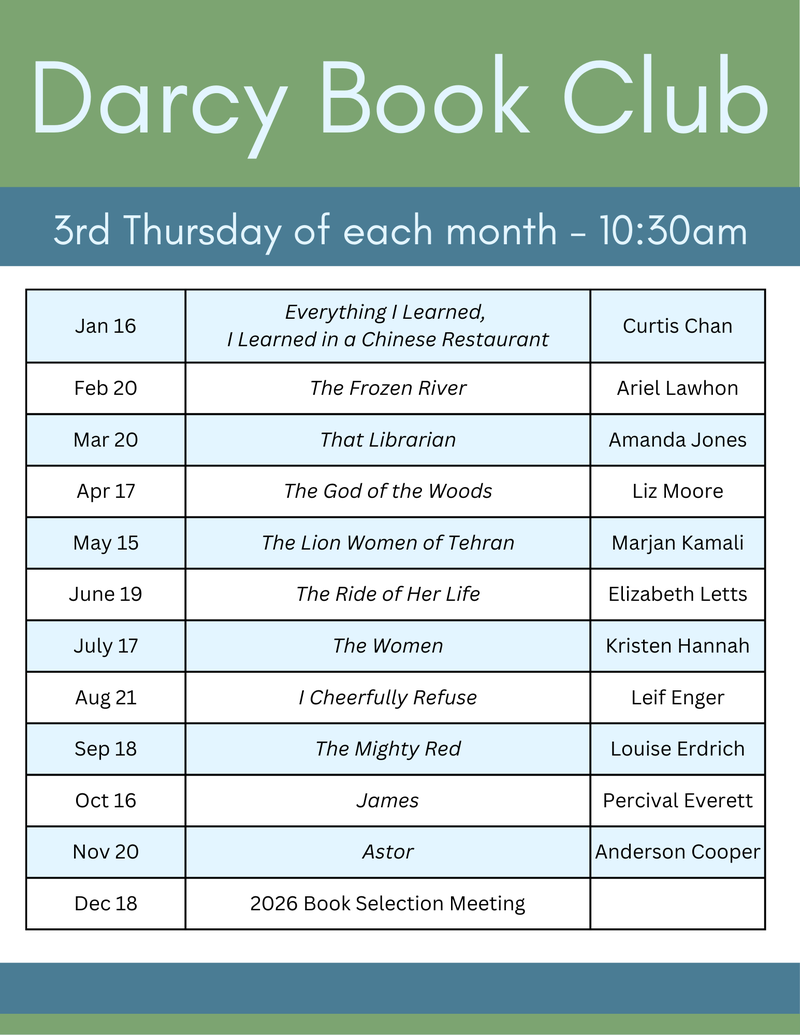 Darcy Book Club