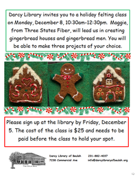 Holiday Needle Felting Class