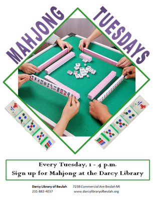 Mahjong Tuesdays Mahjong Tuesdays