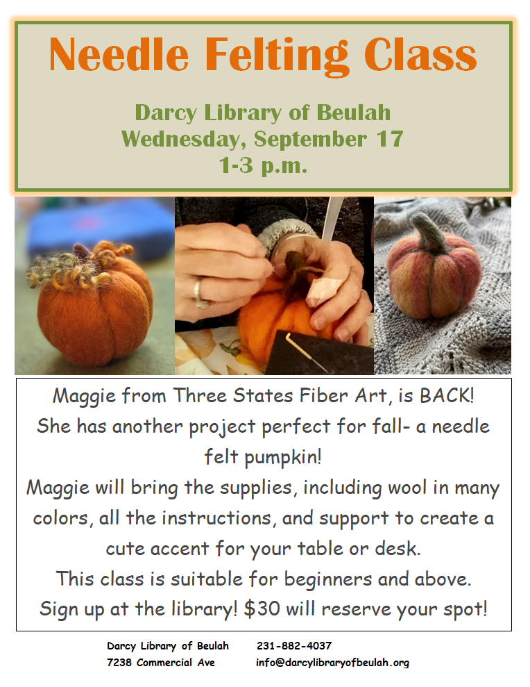 Needle Felting Class