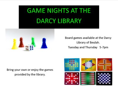 Darcy Game Nights