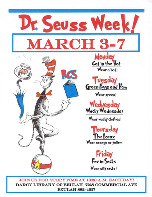 Dr. Seuss Week