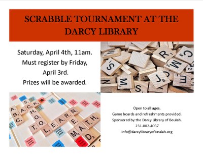 Cancelled - Scrabble Tournament