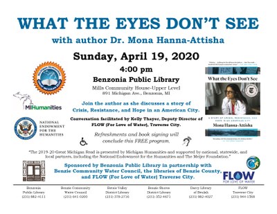 Cancelled - What the Eyes Don't See with Dr. Mona Hanna-Attisha