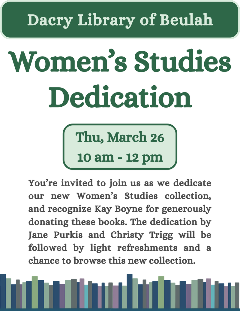 Women's Studies Dedication